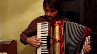 My friend plays accordion - old russia song