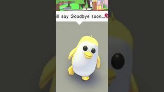 Goodbye To a World - Adopt Me Penguins (Roblox) #shorts