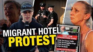 Northern Ireland protests against mass migration spread to Bangor