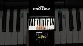 Omen the Prodigy on piano  tutorial