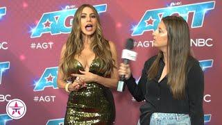 Sofia Vergara Reacts to Breaking Down CRYING on America's Got Talent!