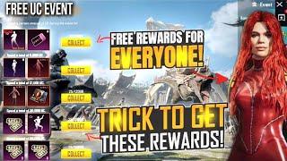 Free UC For Everyone | Free 460 UC New Event | Free Mythic Set Free Emotes | PUBGM