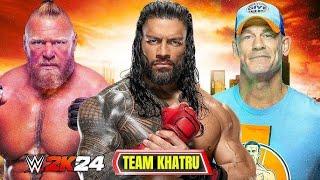 WWE Wrestling Brock Lesnar Vs Jhon Cena Vs Roman Reigns Ambulance #wwe #wwe2k24 #Shorts #short #PS5