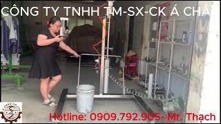 Máy khuấy khí nén nâng hạ tự động 50 lít call 090 9792 905 Mr Thạch