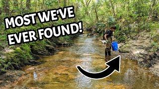 Torrential Spring Rain Uncovered LOADS of Treasure (and Marbles!) in this Old Town Creek! Mudlarking