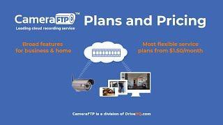 CameraFTP Cloud Recording and Surveillance Service Pricing (Home/Business monitoring)