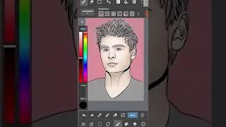 Как нарисовать арт в medibang paint на андроид. #shorts