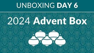 Unboxing Day 6 of the 2024 Sallie Tomato Advent Box!