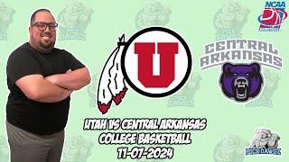 Utah vs Central Arkansas 11/7/24 Free College Basketball Picks and Predictions  | NCAAB Pick