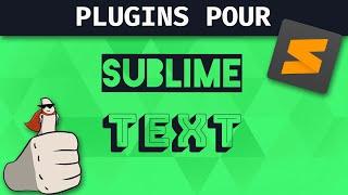 5 Meilleurs Packages pour SUBLIME TEXT