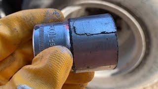 An old man's idea of ​​fixing a broken weld is an idea from the 1970s