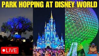  Live: Park Hopping Animal Kingdom to Magic Kingdom to Epcot at Walt Disney World - 01/04/24