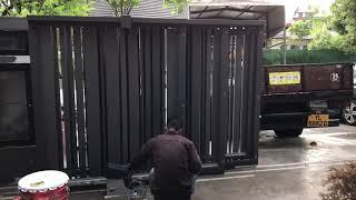 original multi leave sliding gates video