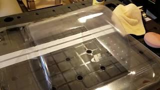 Cleaning Debris from Vacuum Formed PETG
