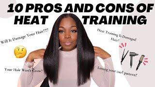 10 PROS And CONS Of HEAT TRAINING Natural Hair!