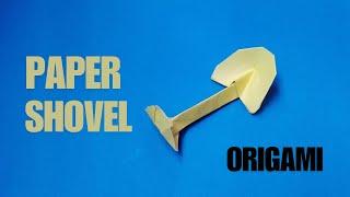 Paper Shovel Origami Step By Step | Easy Paper Shovel Origami