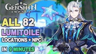 All 82 Lumitoile Locations Genshin Impact | Neuvillette Ascension Materials | Detailed Guide Route