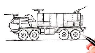 How to draw a Zombie Apocalypse car