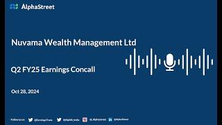 Nuvama Wealth Management Ltd Q2 FY2024-25 Earnings Conference Call