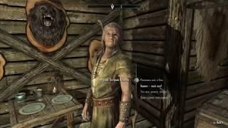 Skyrim Выживание Лагерь Говорящий камень Серия 46