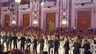 Vienna Ball WU 2023, Students perfect dance. Венский бал, студенты-дебютанты