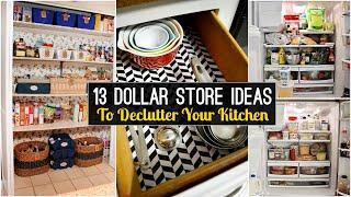 13 Declutter Kitchen ideas from dollar store
