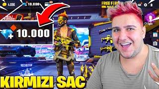 10BİN ELMAS VE KARAKTERE BENZEME CHALLENGE ( kırmızı saç ) - Free Fire MAX