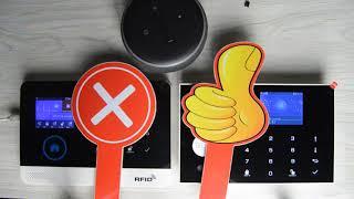 (Earykong) Alexa voice control the alarm host G30 tuyasmart wifi gsm home alarm.