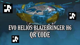 EVO HELIOS BLAZEBRINGER QR CODE AND GAMEPLAY BEYBLADE BURST SURGE APP