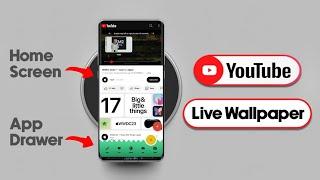 Set YouTube as a RESPONSIVE LIVE WALLPAPER on any Android device for free!