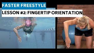 Faster Freestyle Swimming: Part 2. Fingertip Orientation: High Elbow Catch | Vasa Swim Trainer