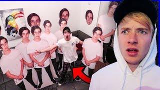 PRANKING SAM w/ CARDBOARD CUTOUTS OF ME | Colby Brock