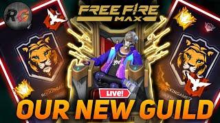 OUR NEW GUILD JOIN NOW !! | FREE FIRE LIVE | Road to 1k |   #freefirelive #rockingame