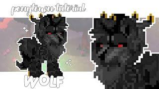  PONYTOWN     Wolf Tutorial    || by szha ||