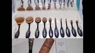 Artis Dupe Brush Set?!/Laura Geller Baked Foundation Review & Demo | GLAMBYKIKI