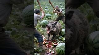 Very poor wild boar#farm #farming  #satisfying #farmer #nature