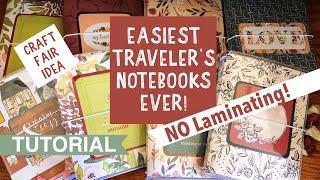 Craft Fair Idea #1  Easiest Traveler’s Notebooks Ever | Craft Fair Series 2020
