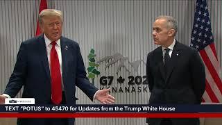 President Trump Participates in a Bilateral Meeting with the Prime Minister of Canada