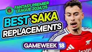 MY FPL GW18 TRANSFER TARGETS ️  Best Saka Replacements?  | Fantasy Premier League 2024/25