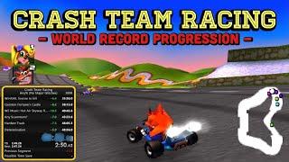 World Record Progression: Crash Team Racing Any% NMG Speedrun (feat. Hypnoshark… just Hypnoshark)