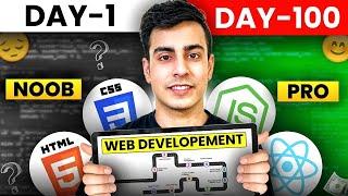 How to Learn Web Development in 100 Days | Full Roadmap