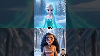 Spider-Man and Elsa Frozen Vs Moana Grim Reaper revenge battle #shorts