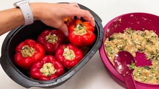 ФАРШИРОВАННЫЕ ПЕРЧИКИ В УЛЬТРА ПРО БЫСТРО , ВКУСНО И ПРОСТО / TUPPERWARE / www.tupperware-spb.ru