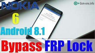 How To Bypass FRP Lock NOKIA 6 (TA-1021) Android 8.1