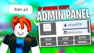 Roblox OP Admin Panel Ban / Kick Script | Troll People & Ban Them | Envixity Scripts