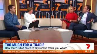 Channel 7 Sunrise ServiceSeeking Tradie Price Index