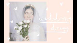  DIY my own wedding gown //Alexia W