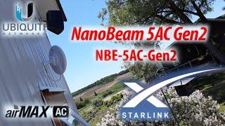 Setup Ubiquiti AC5 GEN2 Nanobeam with Starlink Internet.