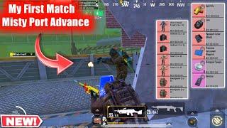 My first Match Misty Port Advanced Mode Solo Gameplay || PUBG MOBILE METRO ROYAL NEW CHAPTER