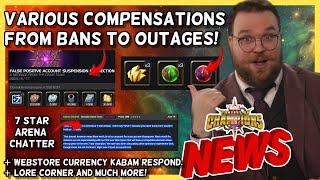 Couple of Compensation Packages in 1 Week | Kabam Respond on New Currency | 7 Star Arena + More[MCN]